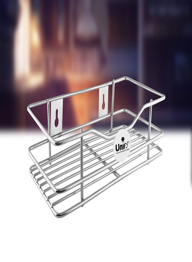 Unify Stainless Steel Multipurpose Storage Rack/Shelf, Bathroom Shelves and Racks Steel, Bathroom Shelf Accessories, Chrome Finish, Size: 31 * 15 * 7 cm - Image 5